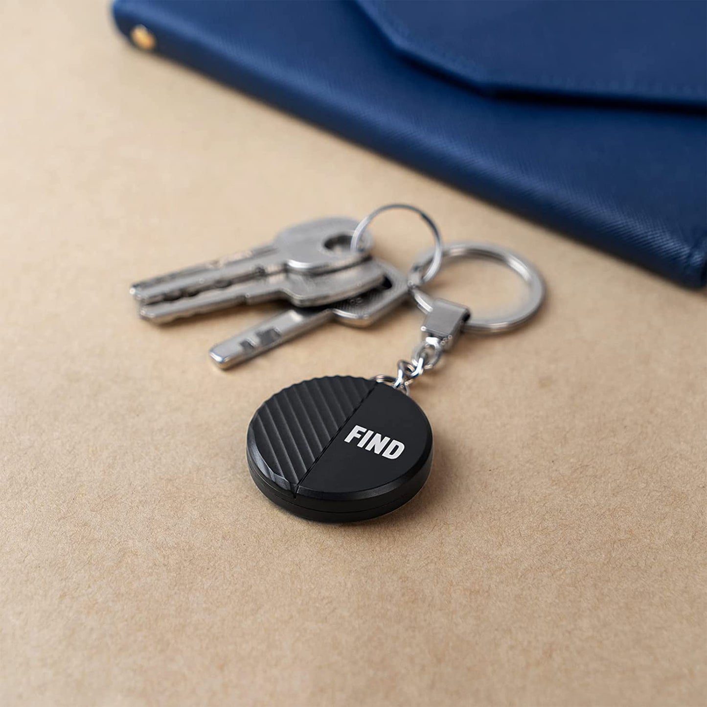 Nutale Key Finder, Bluetooth Tracker Item Locator with Key Chain for Keys Pet Wallets or Backpacks and Tablets, Batteries Include (F9XT- 4 Pack)