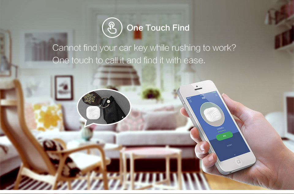 Nut Find3 - The best design smart finder,easy find,never forget. Peach White.
