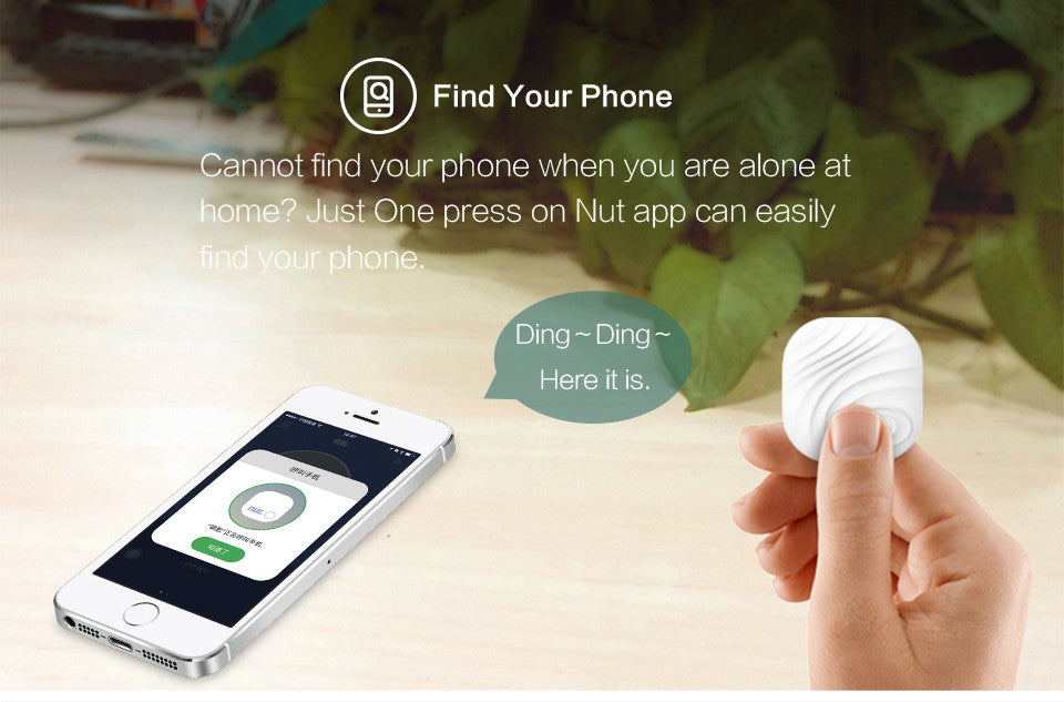 Nut Find3 - The best design smart finder,easy find,never forget. Peach White.