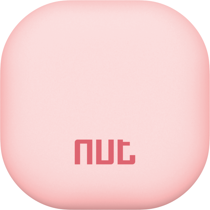 Nut Find3 - The best design smart finder,easy find,never forget. Orange Pink.